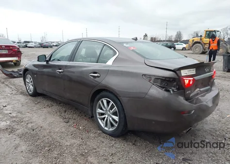2014 Infiniti Q50 from USA, damaged, VIN JN1BV7AR7EM702920
